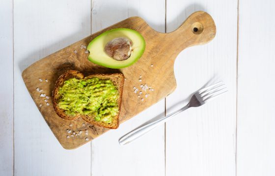 Lemon, Avocado and Extra Virgin Olive Oil Toast