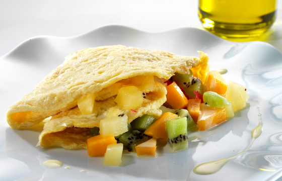 Tropical omelette recipe