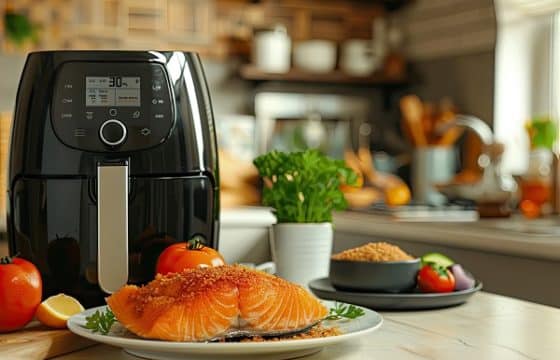 Recipe: Crispy air fryer salmon